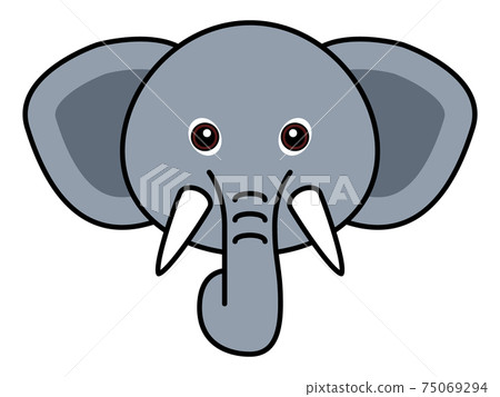 Cute Elephant Vector. Cute Elephant Vector. 75069294