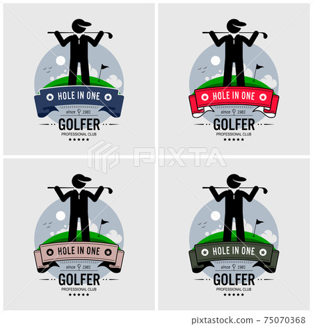 Golf club logo design.  75070368