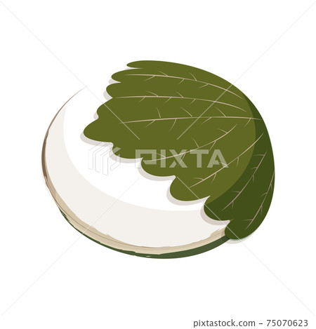 Kashiwamochi Kashiwamochi May Children's Day Illustration material 75070623