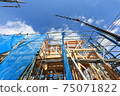 Newly built house on a sunny day 75071822