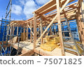 Newly built house on a sunny day 75071825