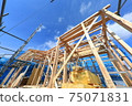 Newly built house on a sunny day 75071831