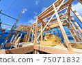 Newly built house on a sunny day 75071832
