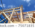 Newly built house on a sunny day 75071835
