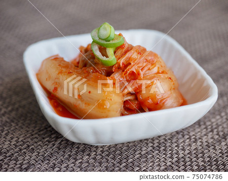Korean traditional food cabbage kimchi Korean traditional food cabbage kimchi 75074786