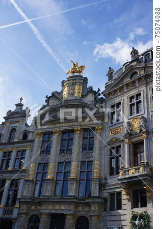 Cityscapes such as the Grand Place in Belgium Cityscapes such as the Grand Place in Belgium 75074988