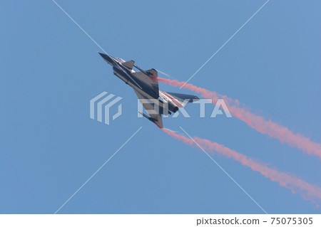 Chinese Air Force J-10 August 1st Color Smoke 75075305