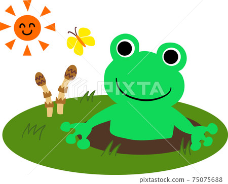 一隻從冬眠中醒來的青蛙(景哲的形象) 一隻從冬眠中醒來的青蛙(景哲的形象) 75075688