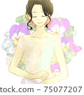 Spring bride illustration 75077207