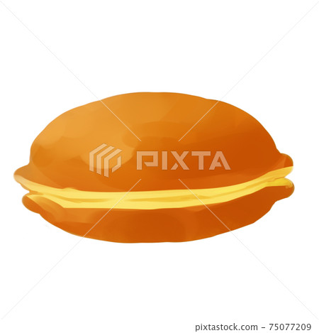 銅鑼燒從側面 75077209