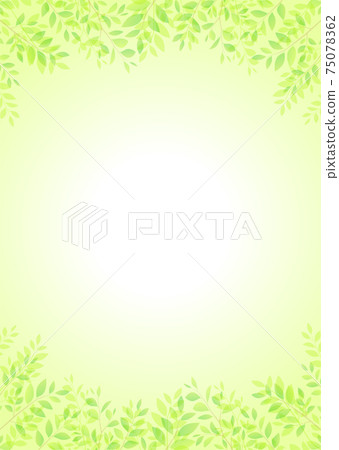 背景素材_Konoha新鮮的綠色嫩葉綠色的葉子 75078362