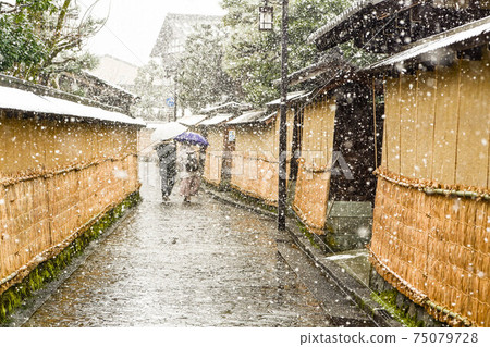 下雪的長町武士住宅遺址 下雪的長町武士住宅遺址 75079728