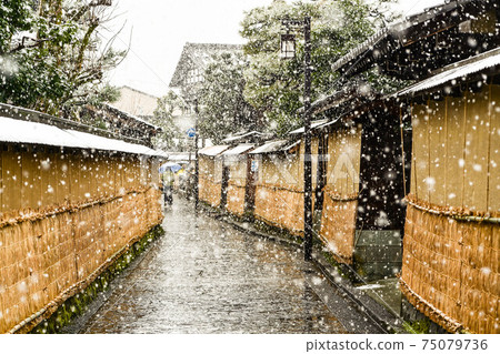 下雪的長町武士住宅遺址 下雪的長町武士住宅遺址 75079736