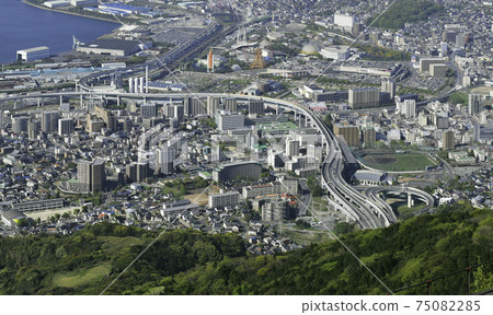 從富士山看北九州的城市景觀 75082285