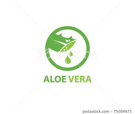 Aloe vera logo vector 75084975
