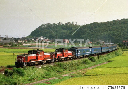 JR West DD51 + 14 series sleeper limited express Izumo JR West DD51 + 14 series sleeper limited express Izumo 75085276