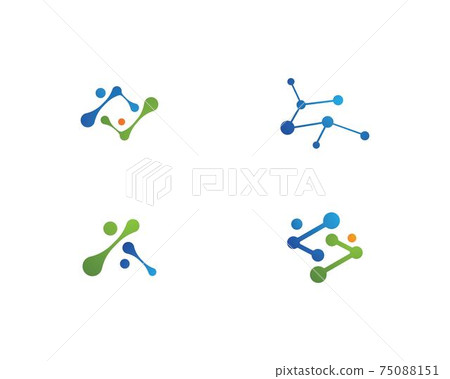molecule logo vector molecule logo vector 75088151