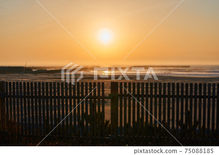 Fukushima Prefecture Iwaki Yotsukura Tsunami Evacuation Sign 75088185