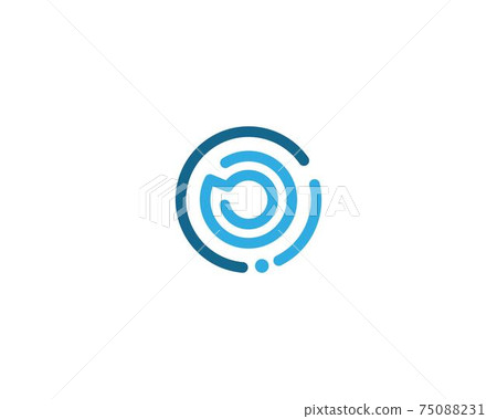 Business technology logo template 75088231