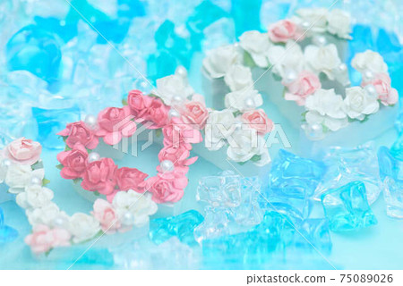 Image of underwater with plastic stone 75089026