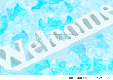 Image of underwater with plastic stone 75089090