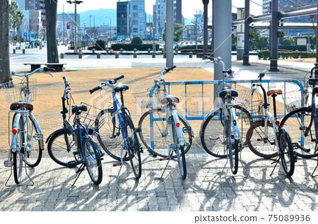 臨時自行車停車場風景 75089936