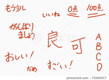 日語評分字符圖 日語評分字符圖 75090917