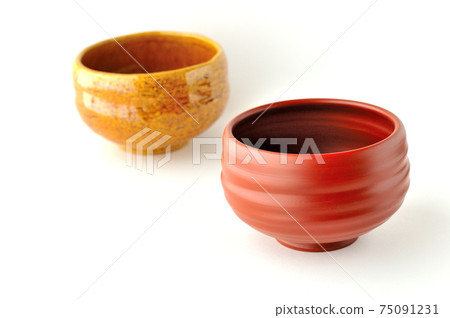 s崎燒玻璃窯變紅抹茶和常滑燒抹茶紅泥 s崎燒玻璃窯變紅抹茶和常滑燒抹茶紅泥 75091231
