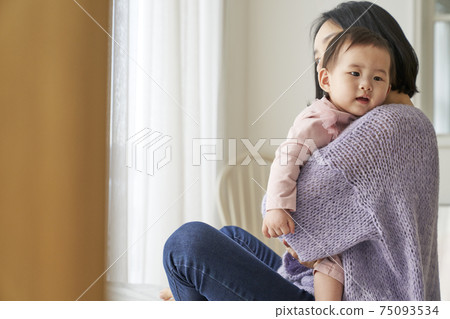 嬰兒，嬰兒，嬰兒，媽媽，家庭 75093534