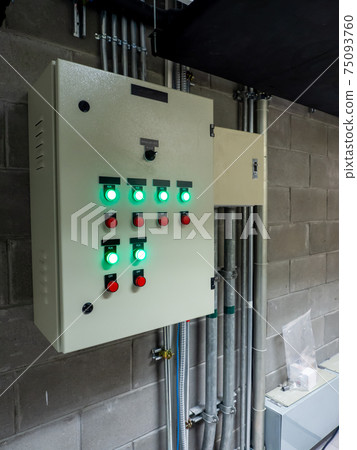 still pipe line power supply boards in box on the wall still pipe line power supply boards in box on the wall 75093760