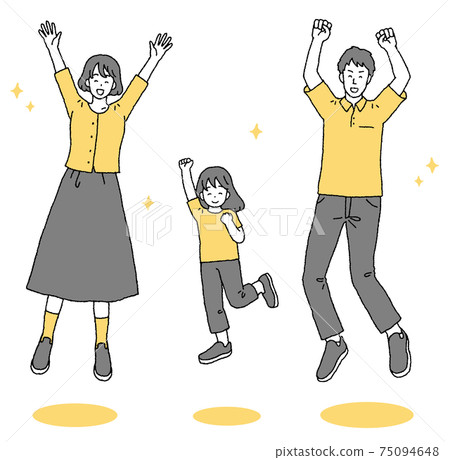 圖組的跳躍的家庭 75094648