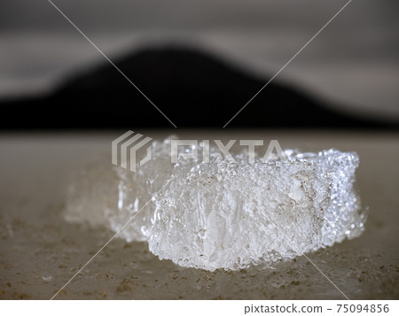 Spring warm days begun destruction of continuous ice cover 75094856