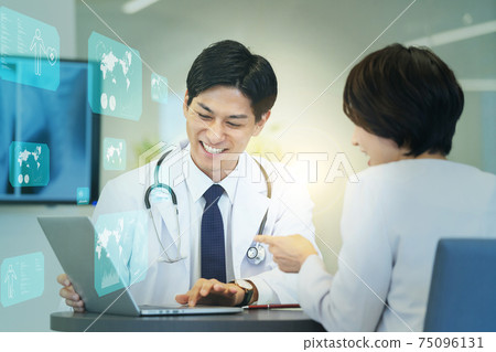 Doctor's Examination Hospital Medical Digital Technology Image Doctor's Examination Hospital Medical Digital Technology Image 75096131