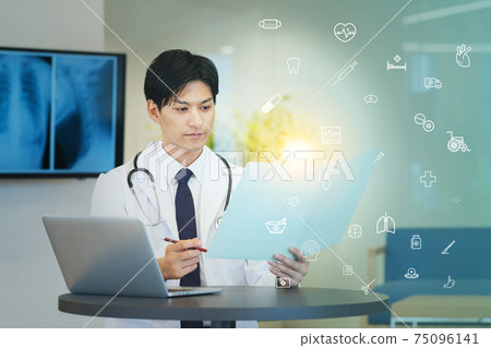 Doctor's Examination Hospital Medical Digital Technology Image Doctor's Examination Hospital Medical Digital Technology Image 75096141
