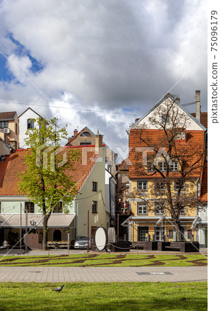 The Livu Square in Riga Old Town, Latvia 75096179