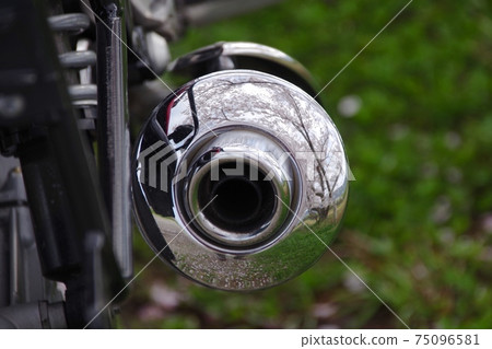 Bike and cherry blossoms Bike and cherry blossoms 75096581