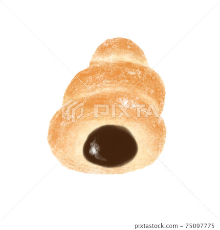 Round and round chocolate cornet 75097775