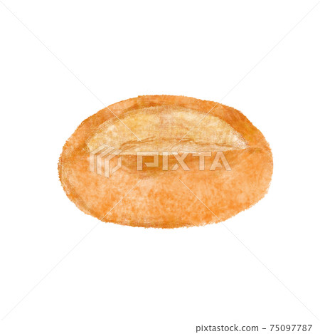 Oval French bread Oval French bread 75097787