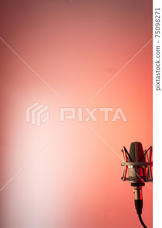 Voiceover microphone studio Voiceover microphone studio 75098271
