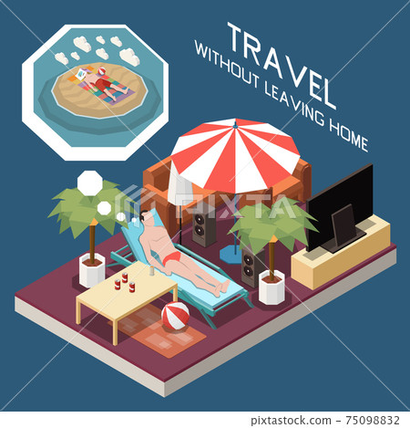 Travel Isometric Concept 75098832