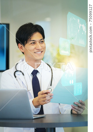 Doctor's Examination Hospital Medical Digital Technology Image 75099127
