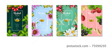 Herbal Tea Poster Set 75099295