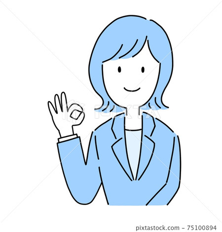 好的跡象職業女性 75100894