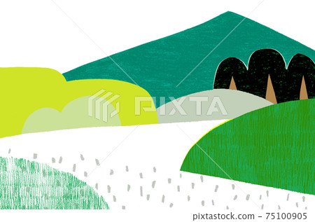 Mountains and greens Mountains and greens 75100905