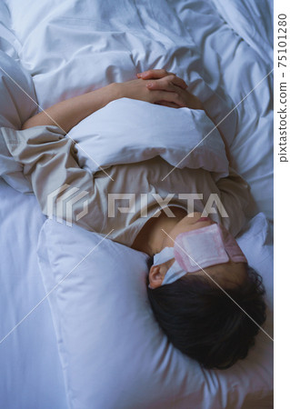睡眠熱眼罩蒲團睡眠女性日本 75101280