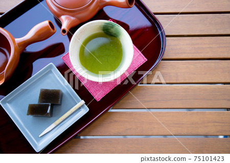 外面有綠茶和洋甘茶的下午茶時間① 外面有綠茶和洋甘茶的下午茶時間① 75101423