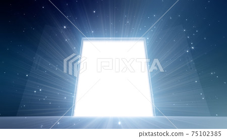 The door to a bright future, the road to heaven and success. 3D illustration The door to a bright future, the road to heaven and success. 3D illustration 75102385