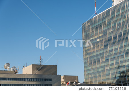 [Reconstruction work of NHK Broadcasting Center in Shibuya] 75105216