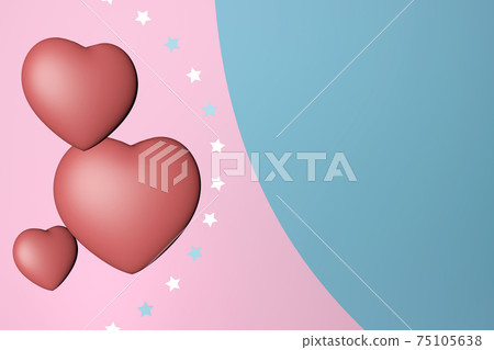 illustration of love and valentine day with letter, envelope and love shape. Paper cut style. illustration of love and valentine day with letter, envelope and love shape. Paper cut style. 75105638