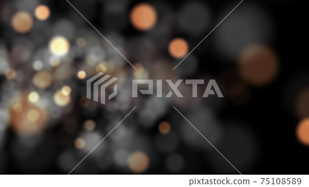 3d rendered illustration of 3d abstract bokeh 3d rendered illustration of 3d abstract bokeh 75108589